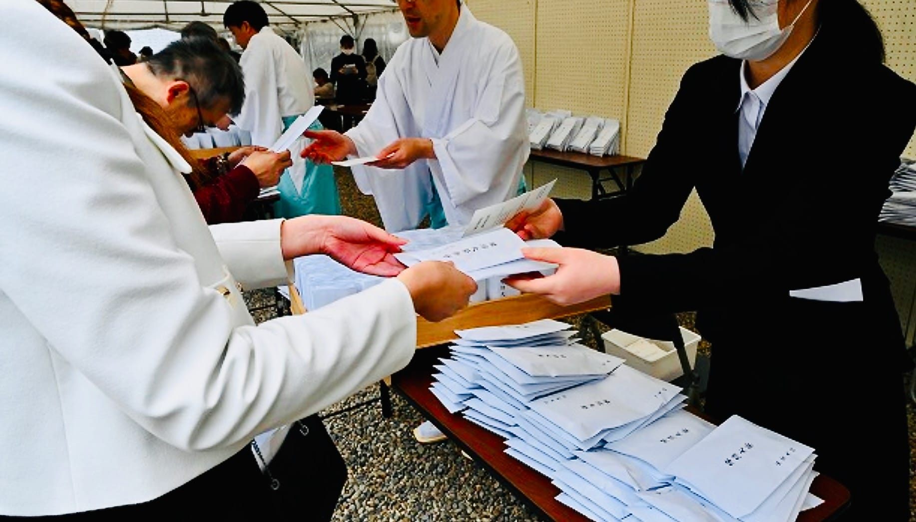 受付場所(参考画像)